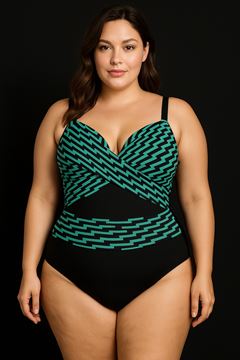 Immagine di PLUS SIZE TUMMY CONTROL SWIM SUIT